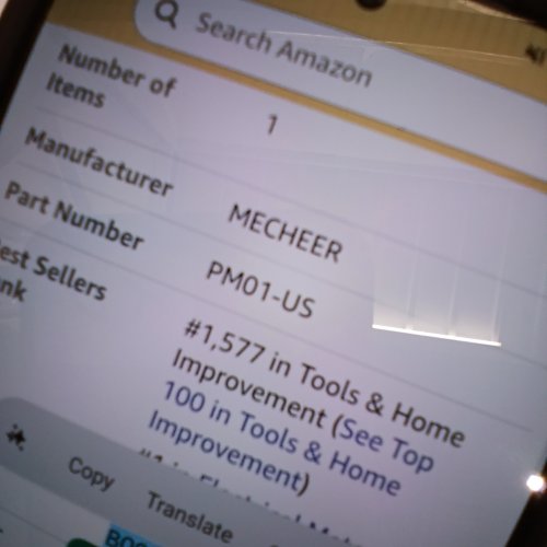 MECHEER UPGRADED WATTAGE METER, POWER METER WITH BACKLIGHT - OVERLOAD PROTECTION, 7 MODES - WHITE (MODEL: PM01-US) image 2
