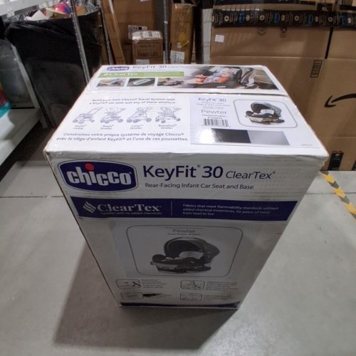 CHICCO KEYFIT 30 INFANT CAR SEAT - 4 TO 30LBS MAX - UP TO 30" - PEWTER (MODEL: 8708856) image 2