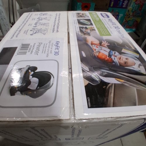CHICCO KEYFIT 30 INFANT CAR SEAT - 4 TO 30LBS MAX - UP TO 30" - PEWTER (MODEL: 8708856) image 3