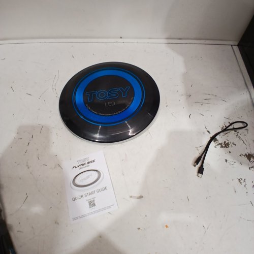 TOSY 360 LED FLYING DISC WITH SMART MODES -10.5''- BLACK/BLUE image 3