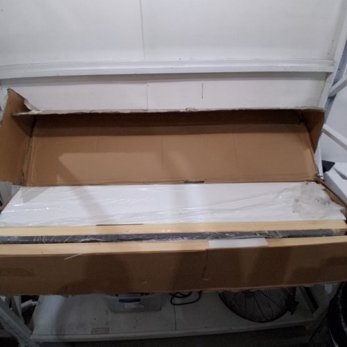 ALLEWIE UPHOLSTERED LIFT UP PLATFORM BED WITH INNER STORAGE & WINGBACK HEADBOARD - QUEEN - BEIGE (MODEL: KBVM0005) image 3