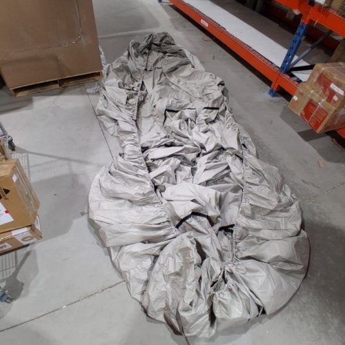 PONTOON BOAT COVER - 16ft -18FT - GRAY image 2