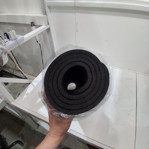 CAP BARBELL HIGH DENSITY EXERCISE YOGA MAT WITH STRAP - 24" X 68" - BLACK (MODEL: MTIS-6523-12BK) image 3