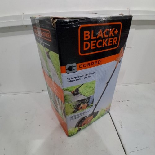 BLACK + DECKER 2-IN-1 CORDED LANDSCAPE EDGER & TRENCHER 12AMP - 1" - 1.5" DEPTH - BLACK/ORANGE (MODEL: LE750) image 6