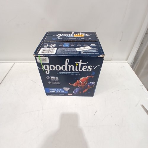 44PK GOODNITES BOYS' DISPOSABLE NIGHTTIME UNDERWEAR - S/M - SPIDERMAN image 2