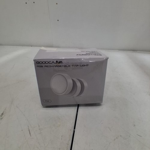 3PK GOODCAL.FUN RGB RECHARGEABLE TAP LIGHTS - WHITE (MODEL: GDCL006) image 6