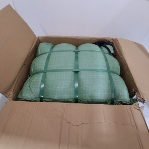 12PK HEAVY DUTY MOVING BLANKETS - 80" X 72" - NON-WOVEN & RECYCLED COTTON PACKING BLANKET - BLUE/ORANGE (MODEL: YB085-35) image 2
