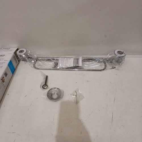 MOEN DESIGNER GRAB BAR WITH TOWEL BAR - 24" - CHROME (MODEL: LR2350DCH) image 2
