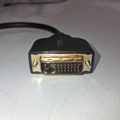 ONN. DVI TO HDMI ADAPTER FOR USE WITH MONITORS, TVS, PROJECTORS AND OTHER HDMI DEVICES - BLACK (MODEL: 100008764) image 4