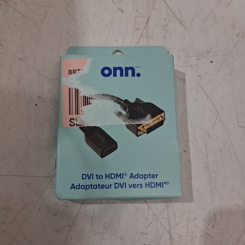 ONN. DVI TO HDMI ADAPTER FOR USE WITH MONITORS, TVS, PROJECTORS AND OTHER HDMI DEVICES - BLACK (MODEL: 100008764) image 6