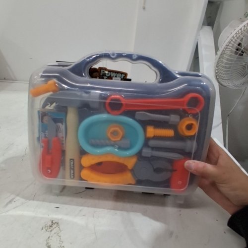 TOY POWER TOOLS BUILDING WORK PLAY SET - MULTICOLOUR image 4
