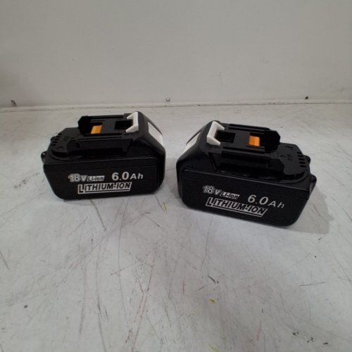 2PK LITHIUM ION BATTERY - 18V 6AH - FOR MAKITA TOOLS (MODEL: BL1860B) image 2