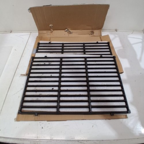 2PK CAST IRON REPLACEMENT GRILL GRATE PARTS - FITS SELECT MODELS - BLACK image 2