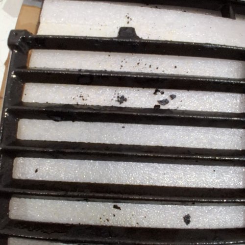 2PK CAST IRON REPLACEMENT GRILL GRATE PARTS - FITS SELECT MODELS - BLACK image 4