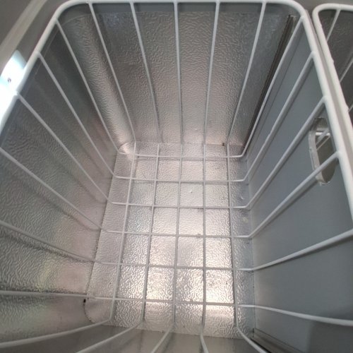 EUHOMY PORTABLE ELECTRIC COOLER AND FREEZER WITH WHEELS & 2 COMPARTMENTS - 50L - 12V DC / 110-240V AC - BLACK/GREY (MODEL: CFB-50) image 6