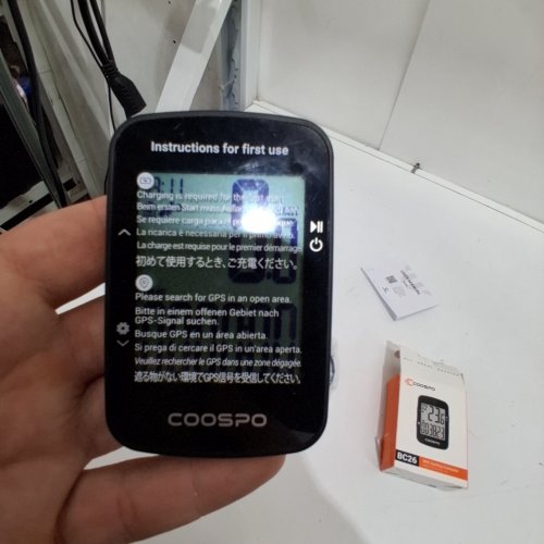 COOSPO BLUETOOTH GPS CYCLING COMPUTER - SYNCS WITH STRAVA - BLACK (MODEL: BC26) image 2