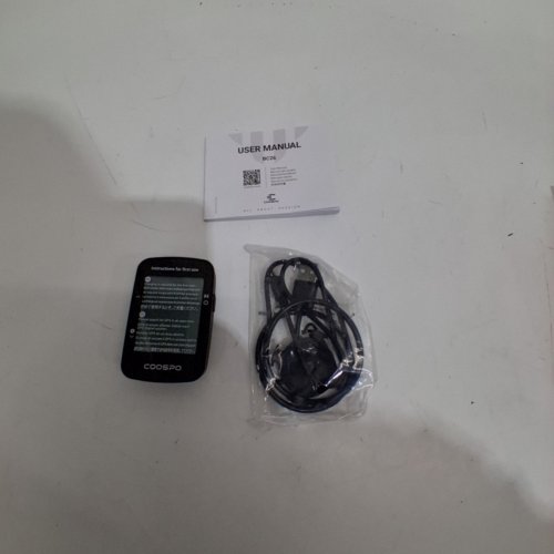 COOSPO BLUETOOTH GPS CYCLING COMPUTER - SYNCS WITH STRAVA - BLACK (MODEL: BC26) image 3