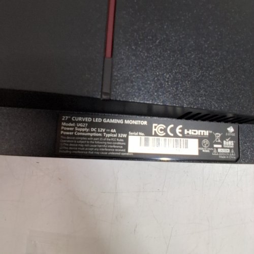 Z-EDGE 2KQHD 180HZ IPS GAMING MONITOR - 2560 X 1440- 27" - BLACK (MODEL: UG27QF) image 9