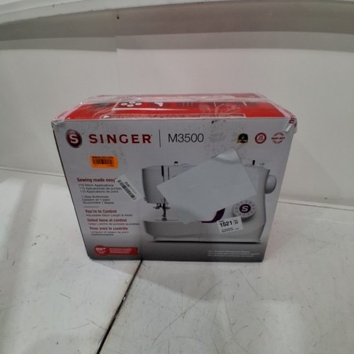SINGER M3500 32 STITCH SEWING MACHINE - WHITE/PURPLE (MODEL: M3500) image 9