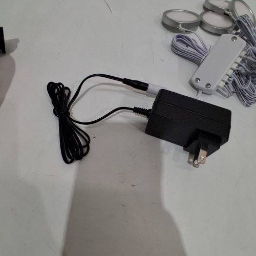 6PK LED UNDER CABINET PLUG IN LIGHTS FOR HOME OR RV - SILVER/WHITE image 5