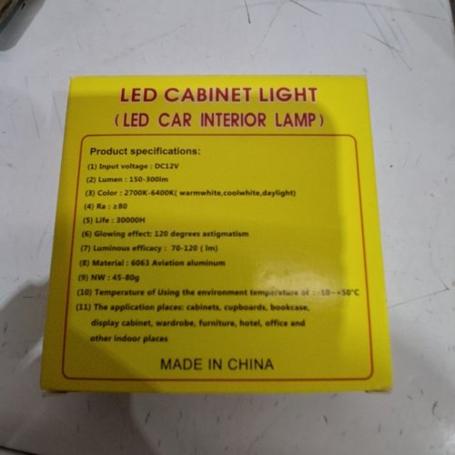 6PK LED UNDER CABINET PLUG IN LIGHTS FOR HOME OR RV - SILVER/WHITE image 8