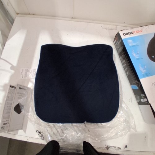 OBUSFORME SIT-BACK DUAL PURPOSE CUSHION - BLACK (MODEL: CU-SBC-BK) image 2