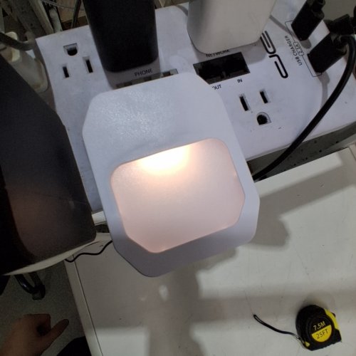 2PK GLOBE LED NIGHT LIGHT - 3000 K - WHITE image 2