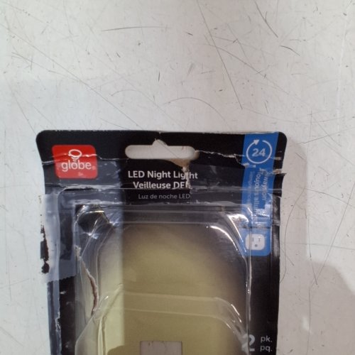 2PK GLOBE LED NIGHT LIGHT - 3000 K - WHITE image 4