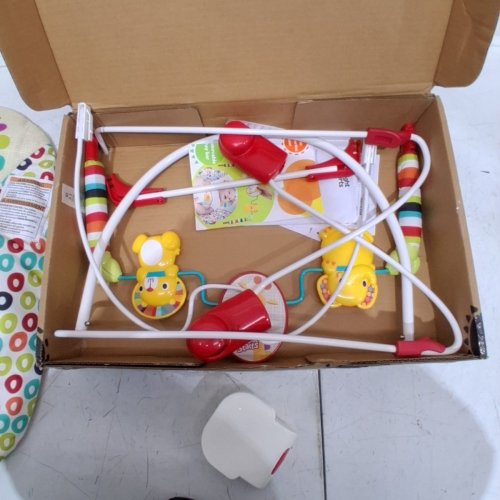 BRIGHT STARTS DEEP CRADLING BABY BOUNCER - PLAYFUL PINWHEELS - MULTICOLOUR - (MODEL: 60135-ES) image 3