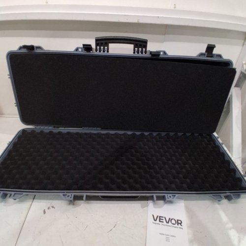 HARD RIFLE CASE WITH WHEELS AND 3 LAYERS OF FOAM - 42 - GREY (MODEL: 1043513) image 3