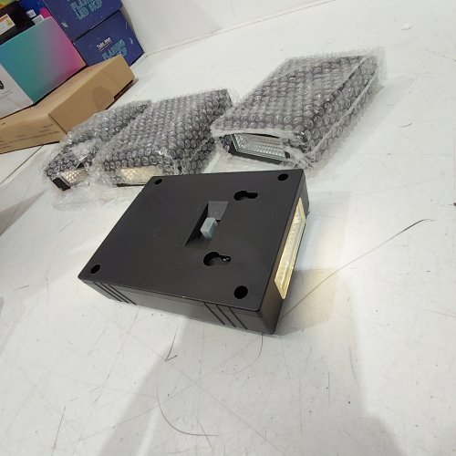 4PK WATERPROOF UP AND DOWN SOLAR WALL LIGHTS - BLACK image 2