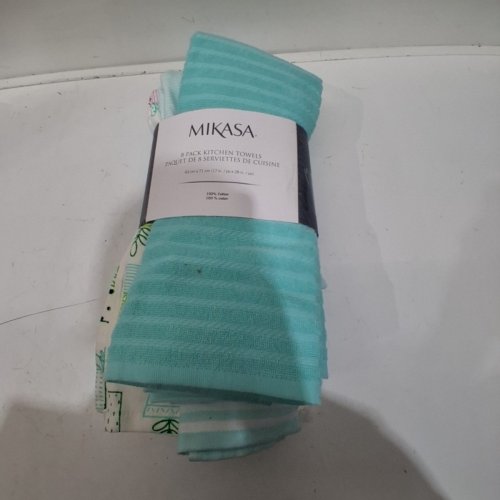 8PK MIKASA KITCHEN TOWELS - 17" X 28" - ASSORTED COLOURS (MODEL:3400550) image 2