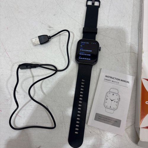 ACCLAFIT SMART WATCH TOUCH SCREEN FITNESS TRACKER - 1.38" SCREEN - BLACK (MODEL: P5) image 3