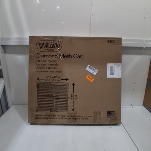 TODDLEROO NORTH STATES DIAMOND MESH GATE - 23" X 26.5"-42" (MODEL: 4600) image 3