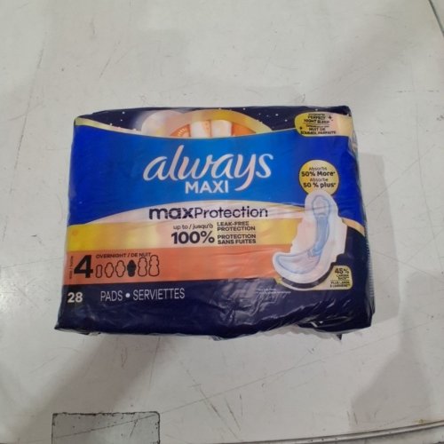 28PK ALWAYS MAXI OVERNIGHT PADS - SIZE 4 image 2