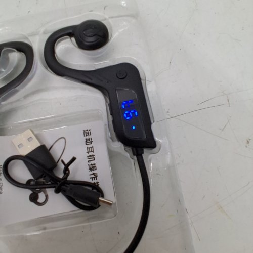 WATERPROOF BONE CONDUCTION WIRELESS OPEN-EAR HEADPHONES - BLACK (STYLE: X7) image 2