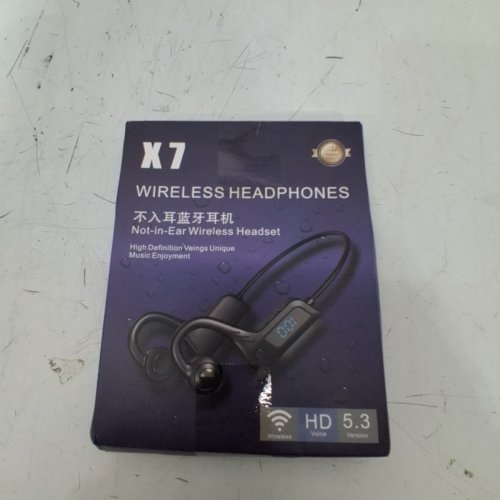 WATERPROOF BONE CONDUCTION WIRELESS OPEN-EAR HEADPHONES - BLACK (STYLE: X7) image 4