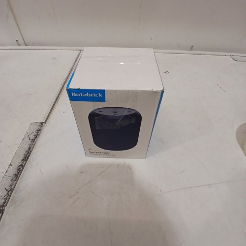 NOTABRICK BLUETOOTH SPEAKER WITH STEREO BASS - 15 HOUR LISTENING TIME - 15W 4.5" X 3.5" - BLUE (MODEL: KI) image 4