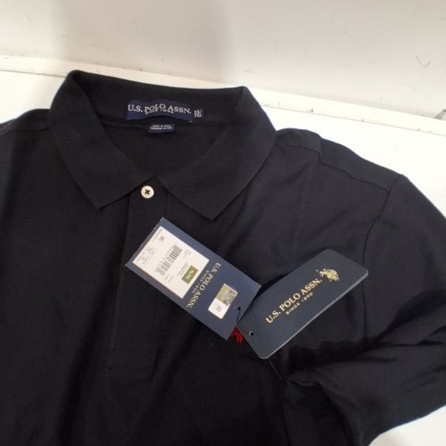 MENS U.S. POLO ASSN. POLO SHIRT - EXTRA LARGE - BLACK image 2
