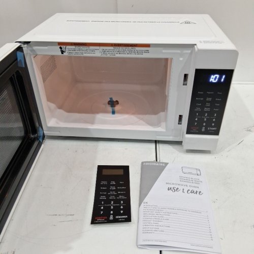 FRIGIDAIRE 900W POWERFUL COUNTERTOP MICROWAVE - 0.9 CU. FT. - WHITE (MODEL: EMW953-B-WHITE) image 2