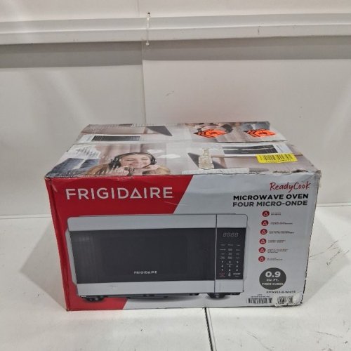 FRIGIDAIRE 900W POWERFUL COUNTERTOP MICROWAVE - 0.9 CU. FT. - WHITE (MODEL: EMW953-B-WHITE) image 10