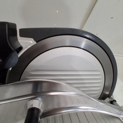 BPS 10" COMMERCIAL GRADE FOOD SLICER - 120 V 300W - BLACK AND SILVER image 2