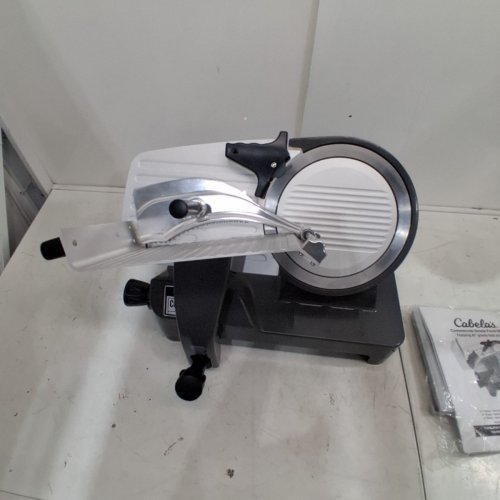 BPS 10" COMMERCIAL GRADE FOOD SLICER - 120 V 300W - BLACK AND SILVER image 4