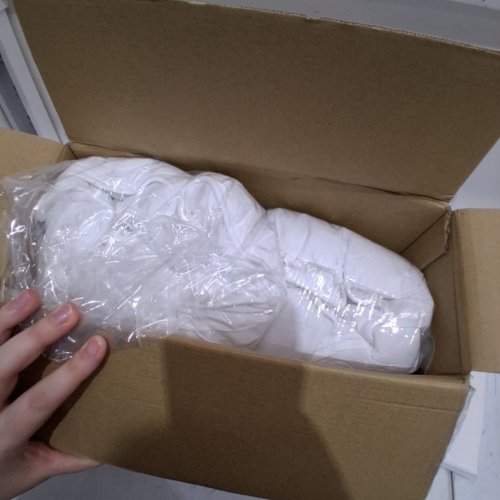 2PK AMAZON BASICS SOFT DENSITY DOWN ALTERNATIVE BED PILLOWS AND PILLOW COVERS FOR STOMACH AND BACK SLEEPERS - 20" X 26" - WHITE image 2