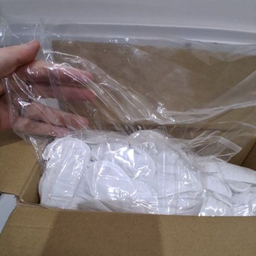 2PK AMAZON BASICS SOFT DENSITY DOWN ALTERNATIVE BED PILLOWS AND PILLOW COVERS FOR STOMACH AND BACK SLEEPERS - 20" X 26" - WHITE image 3