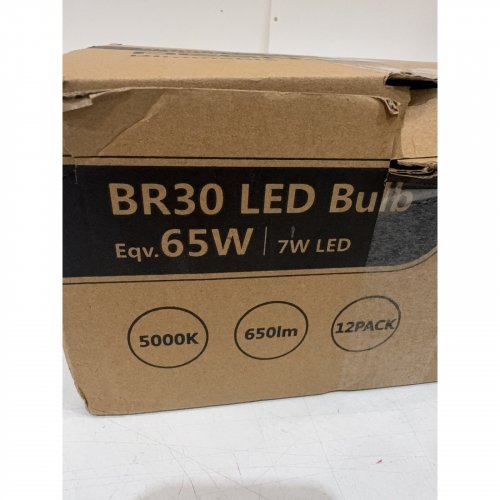 12PK LIGHT BR30 LED FLOOD LIGHT 100W 5000K DIMMABLE - WHITE image 2
