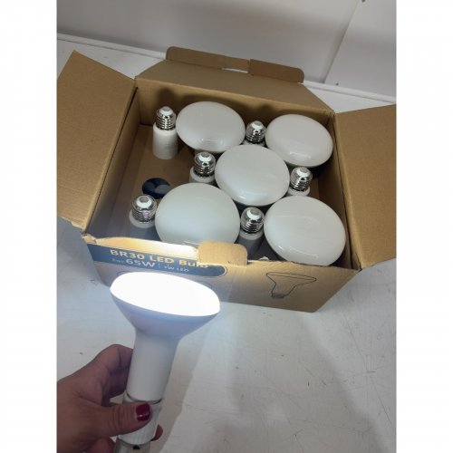12PK LIGHT BR30 LED FLOOD LIGHT 100W 5000K DIMMABLE - WHITE image 3