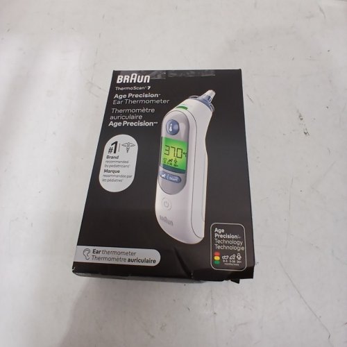 BRAUN THERMOSCAN 7 EAR THERMOMETER WITH AGE PRECISION FOR INFANTS, CHILDREN AND ADULTS (MODEL:IRT6520CA) image 3