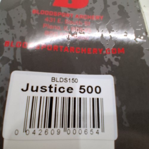 6PK BLOODSPORT JUSTICE 500 ARROW WITH BLOOD RING TECHNOLOGY (MODEL: BLDS150) image 2
