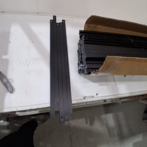 100PK ALUMINUM RECTANGLE DECK BALUSTERS - 29.5" - BLACK image 2